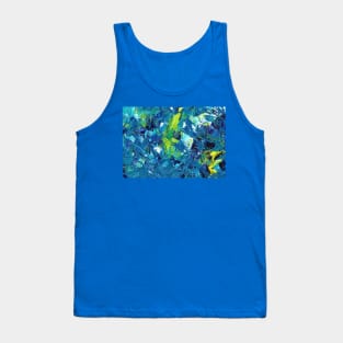 Abstract Oil Painting Pattern Tank Top